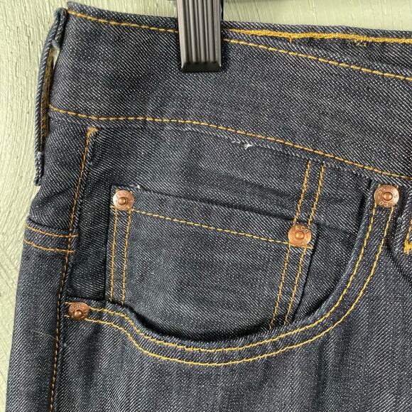 Levi's 569 Jeans Mens 38x34 Blue Relaxed Loose Fit Dark Wash Rancher Western - Picture 6 of 8